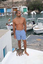 Load image into Gallery viewer, Shore Club Swim Shorts - Mediterranean Sun