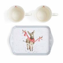 Load image into Gallery viewer, Pimpernel Wrendale Designs Mug & Tray Set - Winter Friends