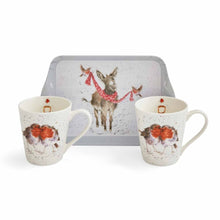 Load image into Gallery viewer, Pimpernel Wrendale Designs Mug & Tray Set - Winter Friends