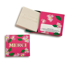 Load image into Gallery viewer, Murphy & Daughters Message on Soap - Merci (Rose)