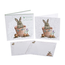 Load image into Gallery viewer, Wrendale Notecard Pack -"The Flower Pot"