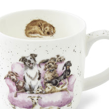 Load image into Gallery viewer, Royal Worcester Wrendale Fine Bone China Mug - Movie Night