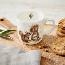 Load image into Gallery viewer, Royal Worcester Wrendale Fine Bone China Mug - Squirrel Between Friends