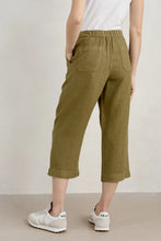 Load image into Gallery viewer, Seasalt of Cornwall Poleacre Linen Crop Pants - Fern Moss