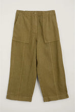 Load image into Gallery viewer, Seasalt of Cornwall Poleacre Linen Crop Pants - Fern Moss
