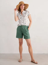 Load image into Gallery viewer, Seasalt of Cornwall Rushmaker Shirt - Linework Floral Chalk