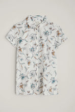 Load image into Gallery viewer, Seasalt of Cornwall Rushmaker Shirt - Linework Floral Chalk