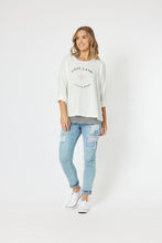 Load image into Gallery viewer, Threadz C'est La Vie 2 in 1 Top - White