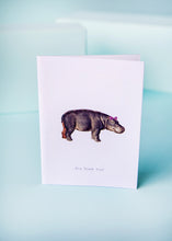 Load image into Gallery viewer, Tokyo Milk Greeting Card - Thank You Hippo