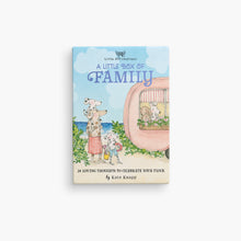 Load image into Gallery viewer, A little box of 24 twigseeds cards with a stand all containing 24 loving thoughts to celebrate family.  Card size is 8cm x 3cm.