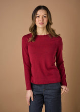 Load image into Gallery viewer, Uimi Phoebe Australian Made Merino Crew Neck Jumper - Ruby