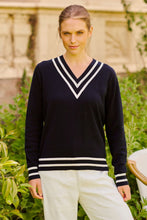 Load image into Gallery viewer, Club Kingston Sweater - French Navy/Club White