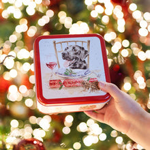 Load image into Gallery viewer, Wrendale Biscuit Tin - Santa's Little Helpers Dogs