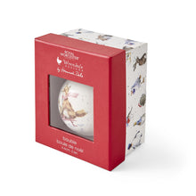Load image into Gallery viewer, Royal Worcester Wrendale Christmas Bauble - Sleigh Ride