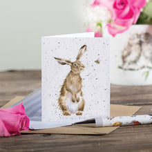 Load image into Gallery viewer, Wrendale Mini Card - The Hare & The Bee