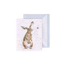 Load image into Gallery viewer, Wrendale Mini Card - The Hare & The Bee