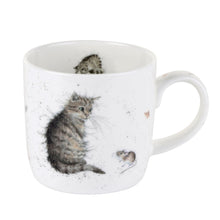 Load image into Gallery viewer, Royal Worcester Wrendale Fine Bone China Mug - Cat & Mouse