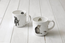 Load image into Gallery viewer, Royal Worcester Wrendale Fine Bone China Mug - Cat & Mouse