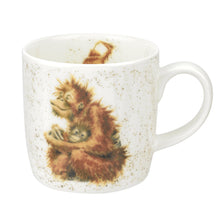 Load image into Gallery viewer, Royal Worcester Wrendale Fine Bone China Mug - Orangutan