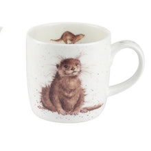 Load image into Gallery viewer, Royal Worcester Wrendale Fine Bone China Mug - River Gent Otter