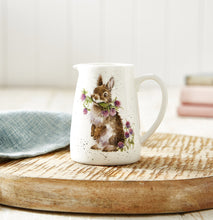 Load image into Gallery viewer, Royal Worcester Wrendale Posy Jug - Rabbit Head Clover Heals