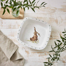 Load image into Gallery viewer, Royal Worcester Wrendale  10" Square Dish - Hare