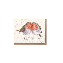 Load image into Gallery viewer, Wrendale Mini Card - Birds of a Feather Robin