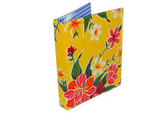 Load image into Gallery viewer, Mexican Oilcloth Covered Two Ring Binders