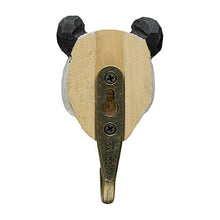 Load image into Gallery viewer, Hand Carved Wall Hook - Panda