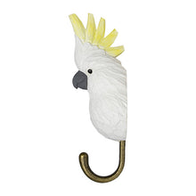 Load image into Gallery viewer, Hand Carved Wall Hook - Cockatoo