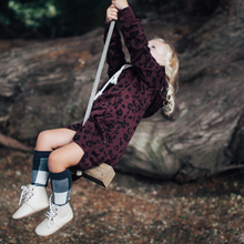 Load image into Gallery viewer, Lamington Merino Wool Baby Knee High Socks - Ash
