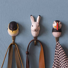 Load image into Gallery viewer, Hand Carved Wall Hook - Arctic Hare