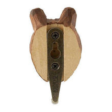 Load image into Gallery viewer, Hand Carved Wall Hook - Brown Bear