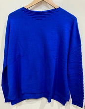Load image into Gallery viewer, Caroline Gleeson NZ Superfine Merino Textured Sleeve Loose Fit Jumper