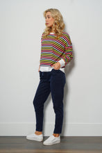 Load image into Gallery viewer, Robb & Lulu Cornado Sweat - Navy Nautical Stripe