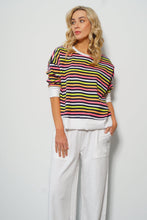 Load image into Gallery viewer, Robb & Lulu Cornado Sweat - Navy Nautical Stripe