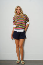 Load image into Gallery viewer, Robb & Lulu Cornado Sweat - Navy Nautical Stripe