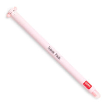 Load image into Gallery viewer, Legami Erasable Gel Pen - Pink Ink - Piggy