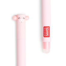 Load image into Gallery viewer, Legami Erasable Gel Pen - Pink Ink - Piggy