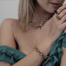 Load image into Gallery viewer, Silk & Steel Heirloom Bracelet - Gold