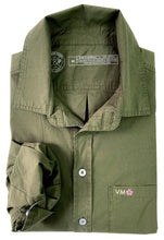 Load image into Gallery viewer, Irving & Powell Cotton Poplin Shirt - Dark Olive