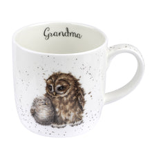 Load image into Gallery viewer, Royal Worcester Wrendale Fine Bone China Mug - Grandma Owl