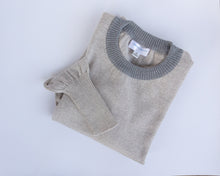 Load image into Gallery viewer, Caroline Gleeson NZ Superfine Merino Drop Shoulder Jumper - Gray/Pewter