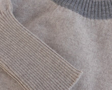 Load image into Gallery viewer, Caroline Gleeson NZ Superfine Merino Drop Shoulder Jumper - Gray/Pewter