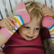 Load image into Gallery viewer, Lamington Merino Wool Baby Crew Socks - Picnic