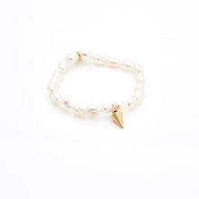 Load image into Gallery viewer, Silk & Steel All for One Bracelet - Pearl/Gold