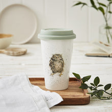 Load image into Gallery viewer, Royal Worcester Wrendale Travel Mug - What a Hoot