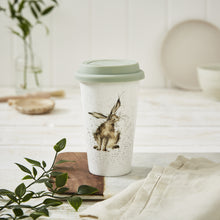 Load image into Gallery viewer, Royal Worcester Wrendale Travel Mug - 'Good Hare Day'