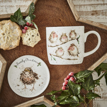 Load image into Gallery viewer, Royal Worcester Wrendale Mug & Coaster Set - Family Christmas