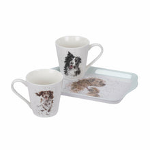 Load image into Gallery viewer, Pimpernel Wrendale Designs Mug & Tray Set - Dogs